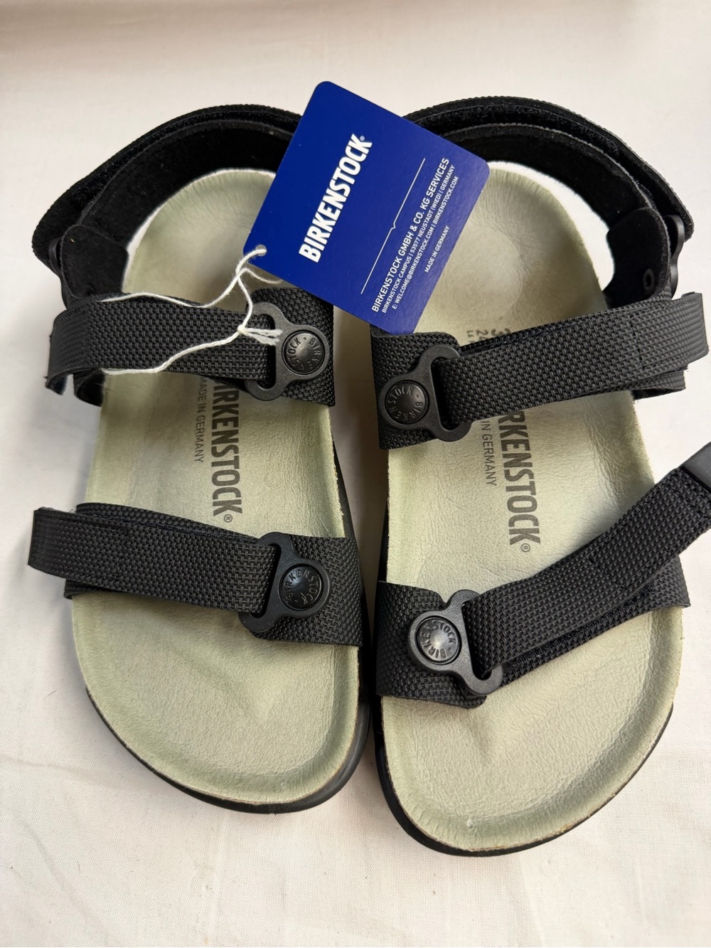 Birkenstock Kids Black Strappy Adjustable Sandals